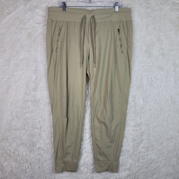 Athleta Pants - Athleta Trekkie North Jogger Tan Hiking Pants Womens 16